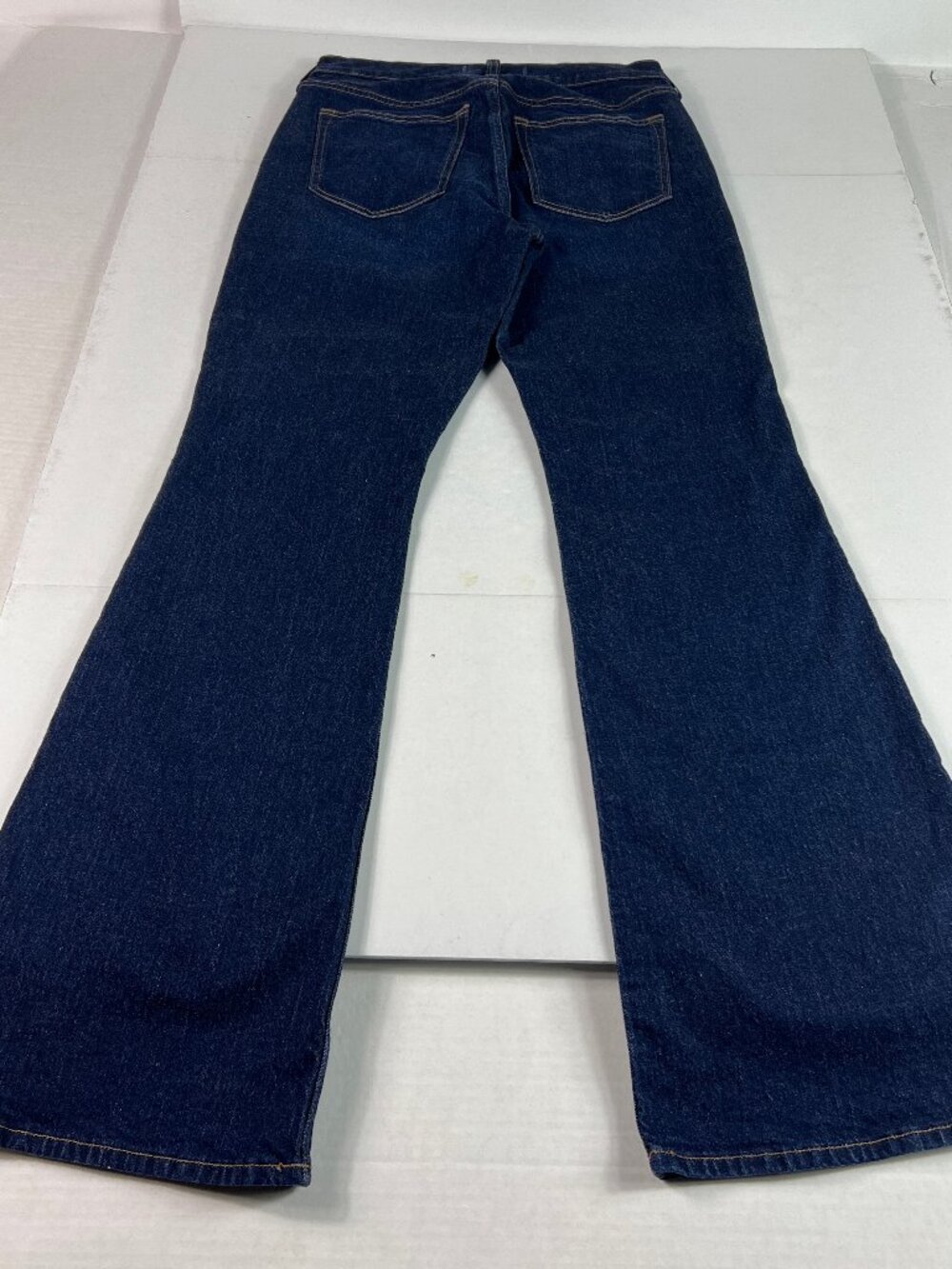Abercrombie Fitch Jeans Women's 28x30* Boot Cut High Rise Dark Blue Denim Tag 27 - Picture 9 of 16